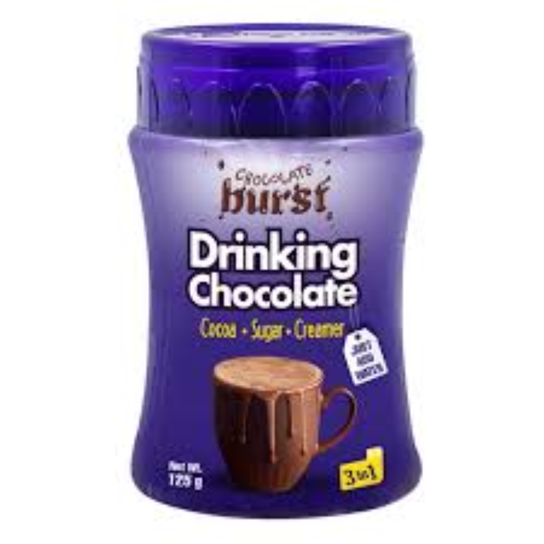 CHOCOLATE BURST DRINKING CHOCOLATE 125G